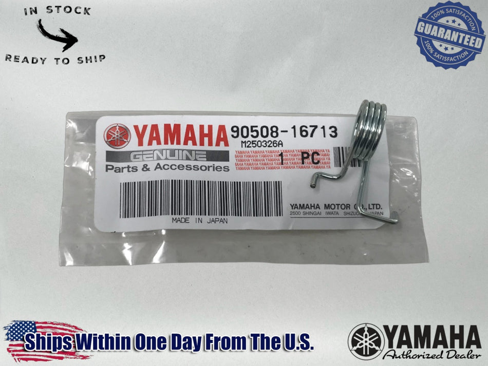 Yamaha Genuine OEM Authentic Torsion Spring 90508-16713-00