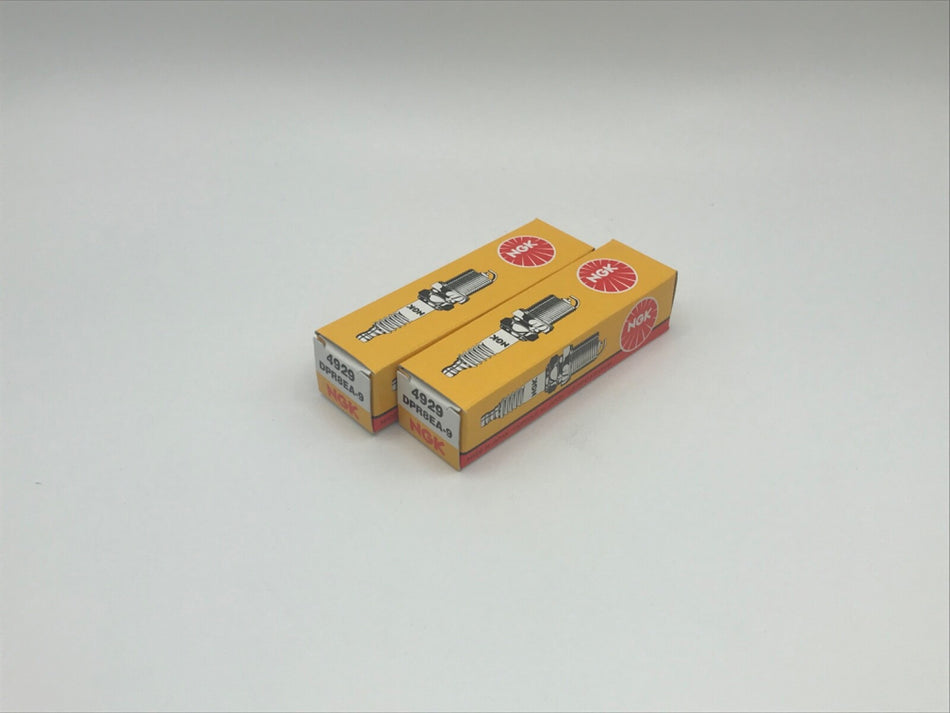 Genuine NGK Spark Plug DPR8EA-9 DPR8EA9 4929 - 2 Pack