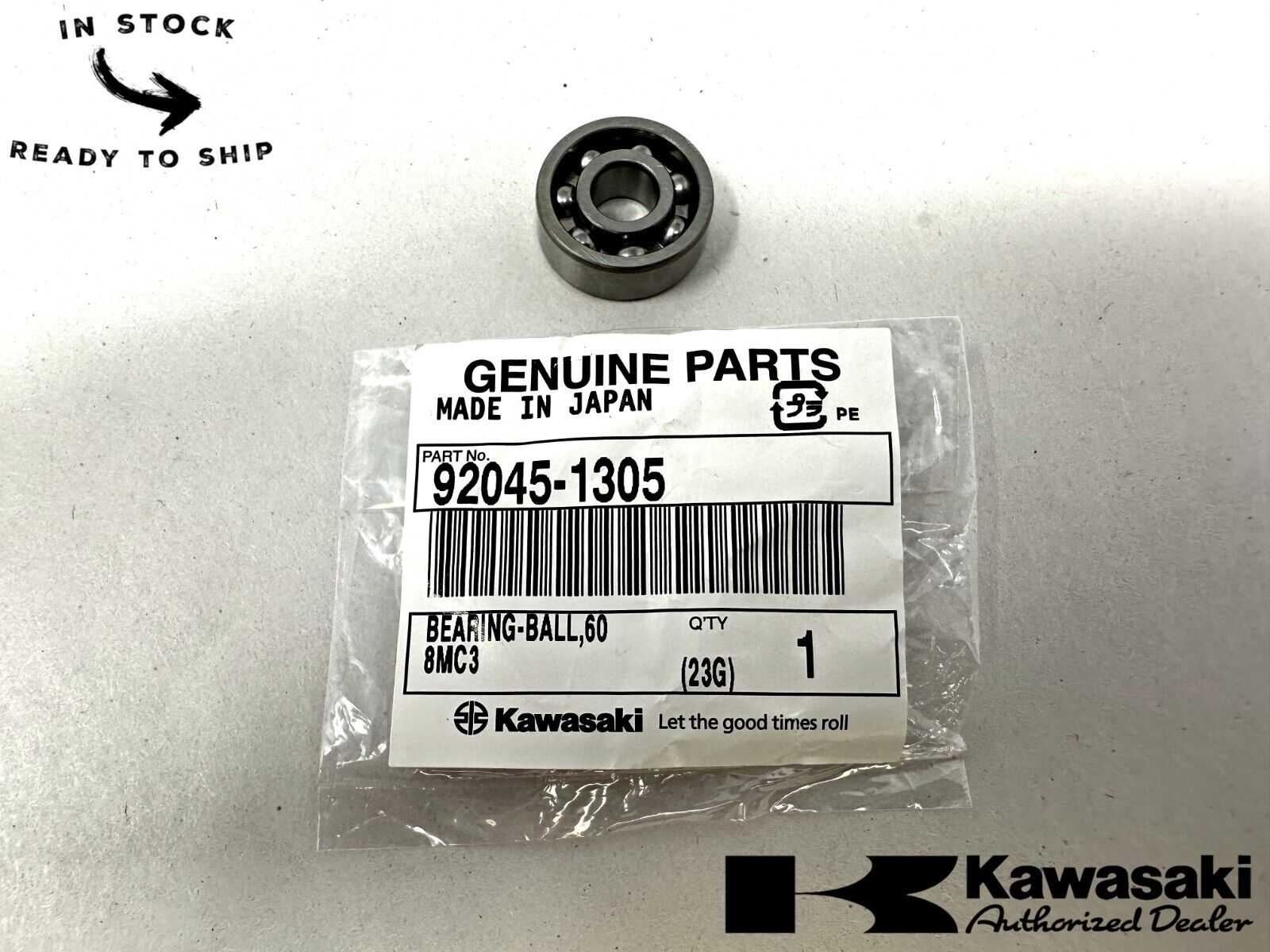 Kawasaki Genuine OEM Ball Bearing 92045-1305