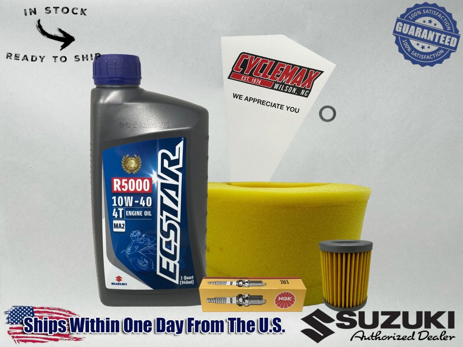 Cyclemax Standard Ecstar R5000 Tune-Up Kit fits 1994-1996 Suzuki DR125