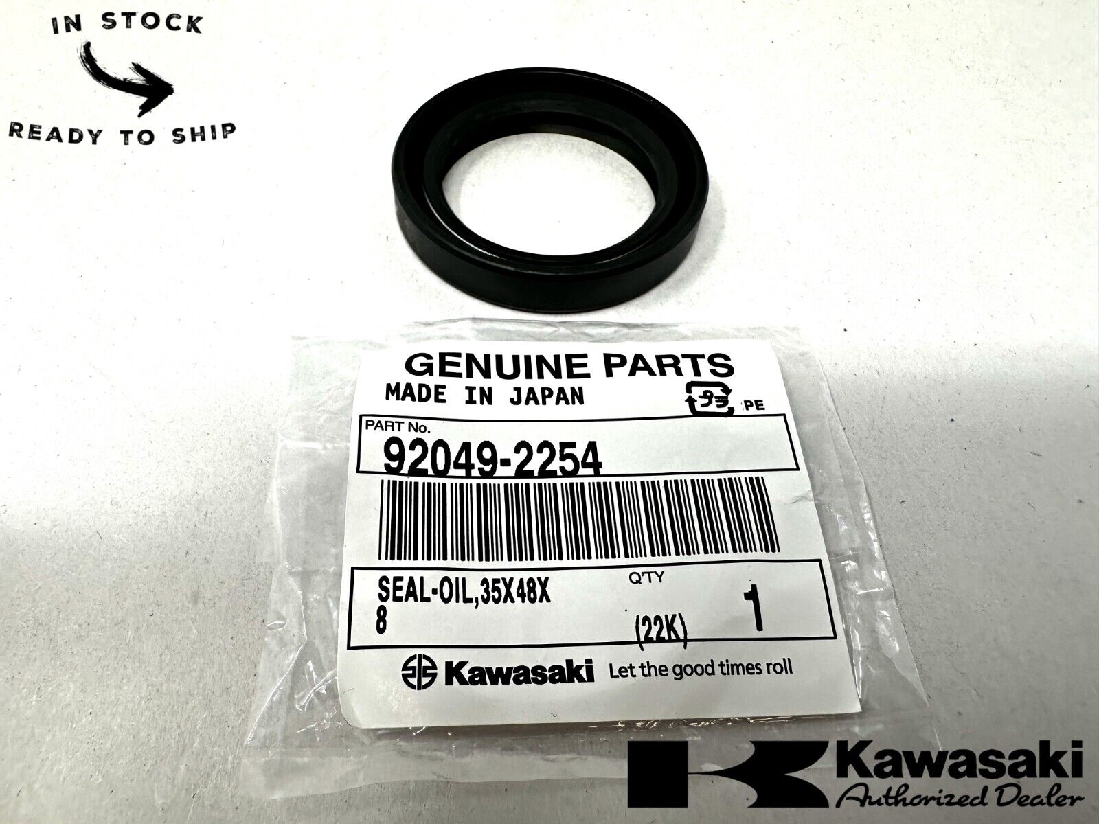 Kawasaki Genuine OEM Oil Seal 35X48X8 92049-2254