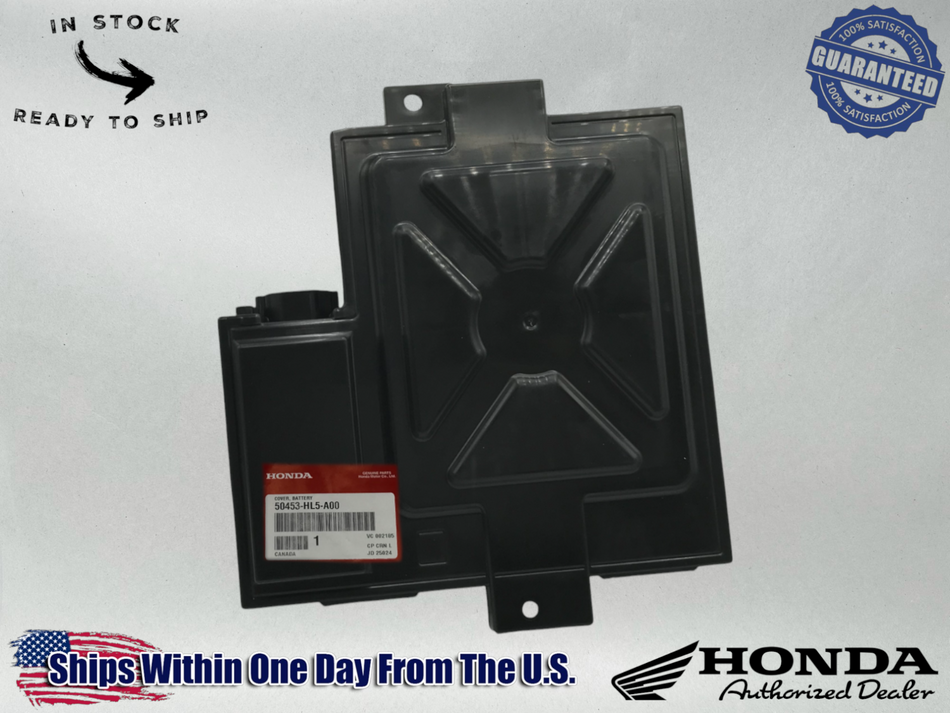 Honda Genuine OEM Battery Cover /w bolts Pioneer 500 2015-2022 50453-HL5-A00