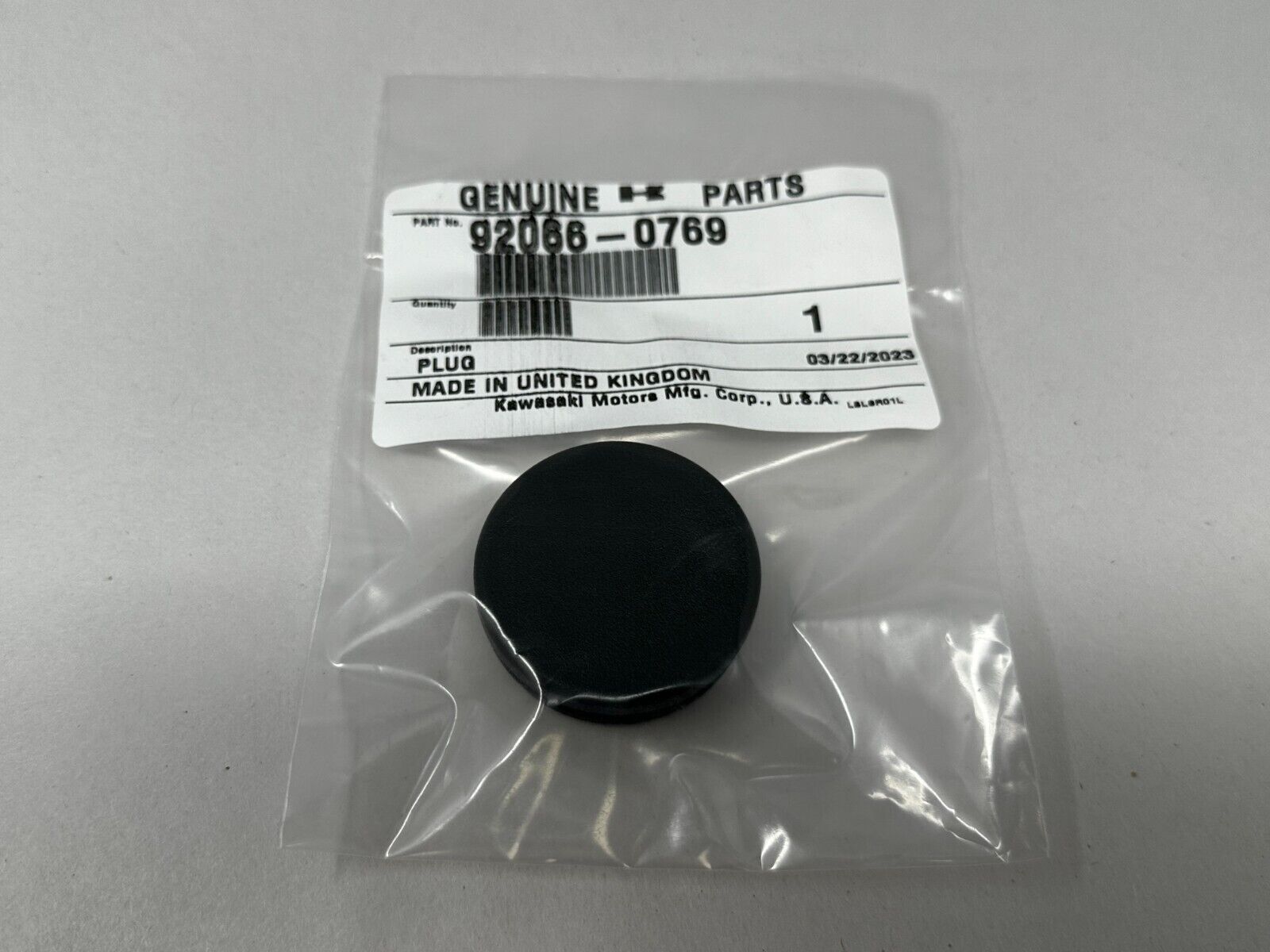 Kawasaki Genuine OEM Plug 92066-0769