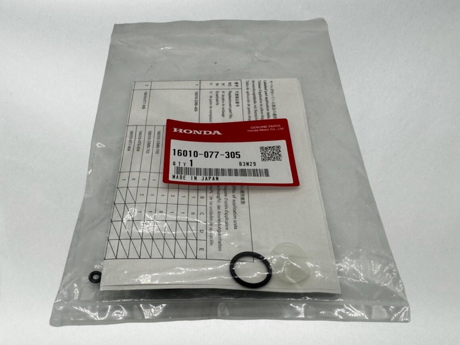 Honda Genuine OEM Authentic Gasket Set 16010-077-305