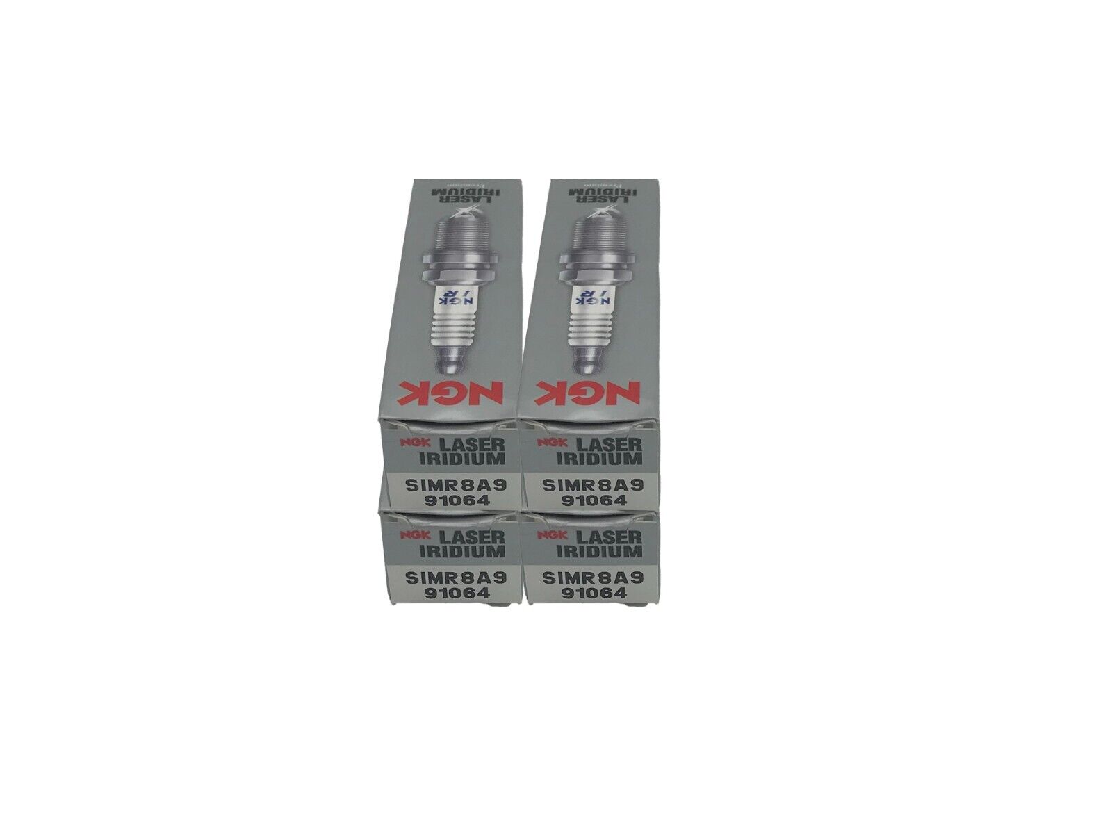 NGK Laser Iridium SIMR8A9 Spark Plug- 4 PACK