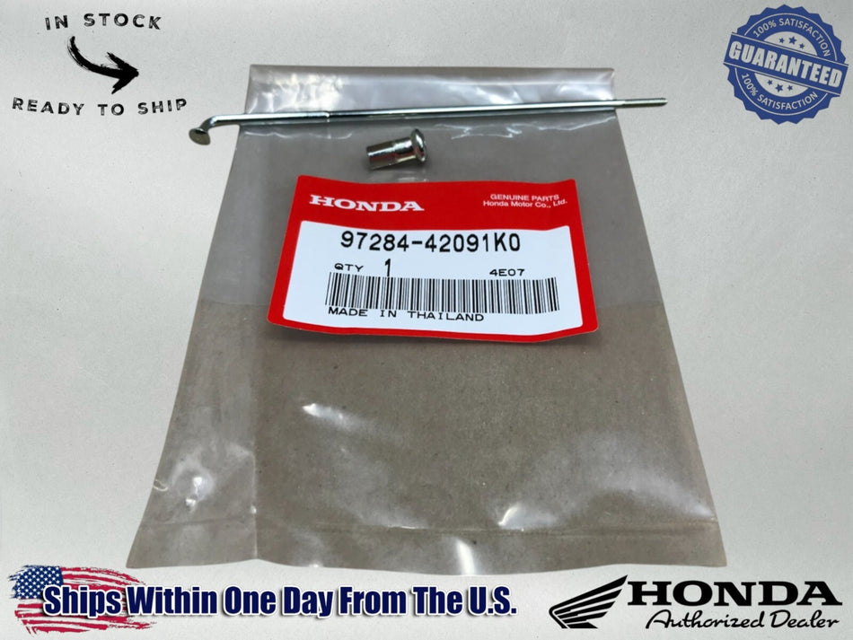 Honda OEM XR80 CRF80 REAR SPOKE AND NIPPLE 97284-42091-K0