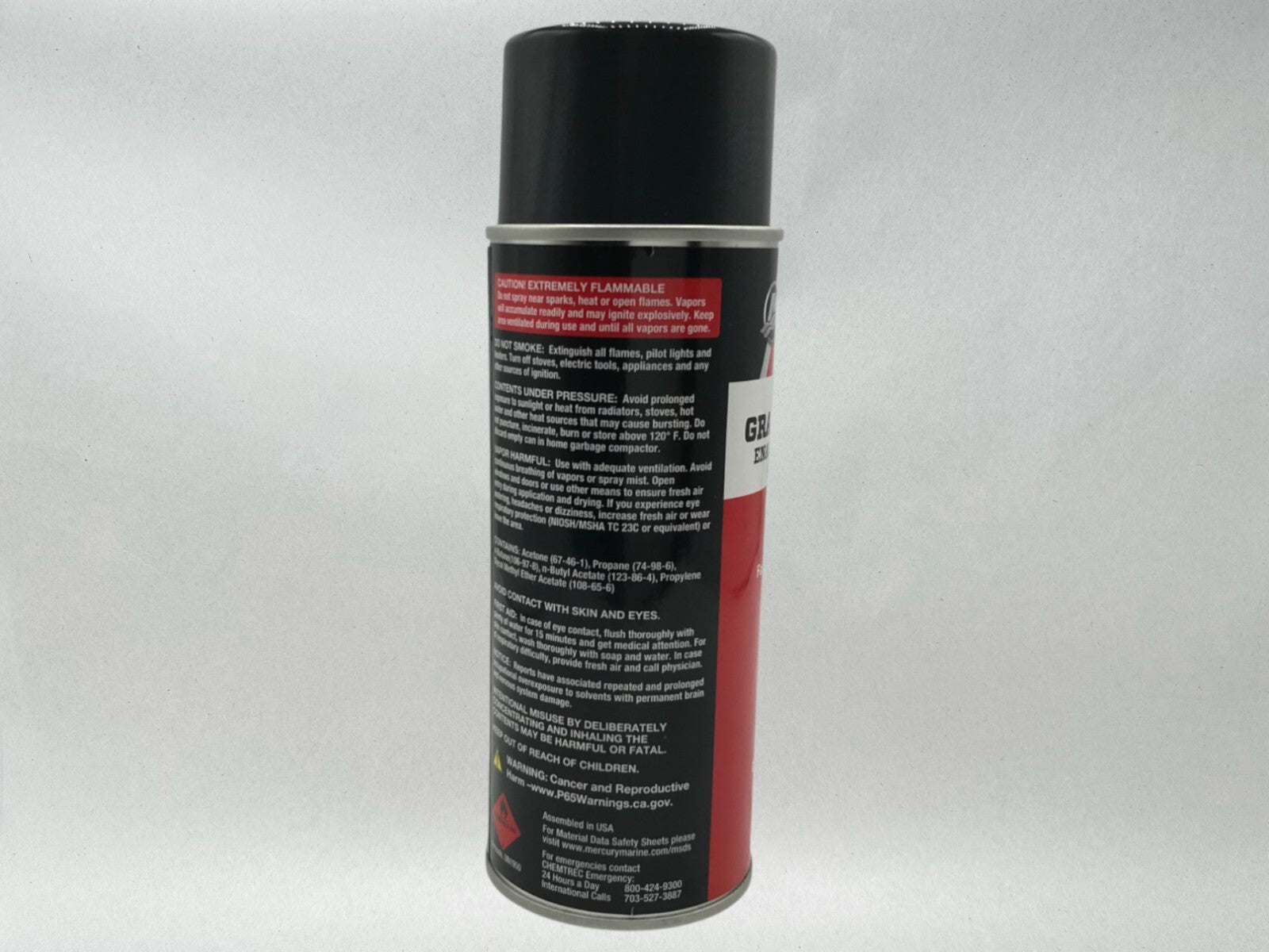 Mercury Genuine OEM Graphite Grey Spray Paint 12 OZ 92-80287830 4 Pack