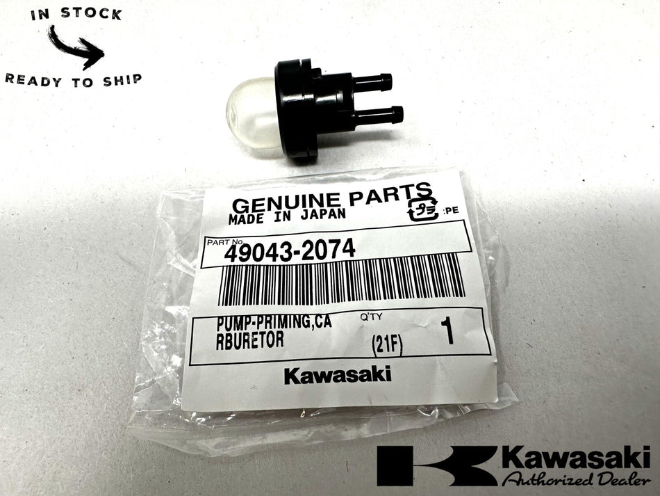 Kawasaki Genuine OEM Priming Carburetor Pump 49043-2074