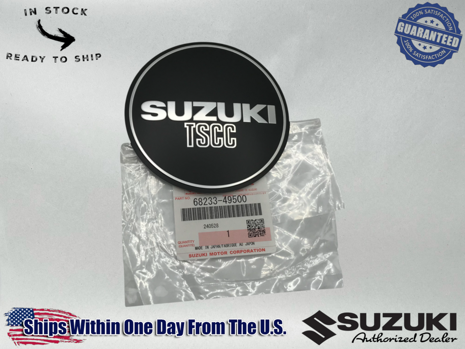 Suzuki OEM LT Side Generator Stator Emblem Badge gs750 gs1100 68233-49500