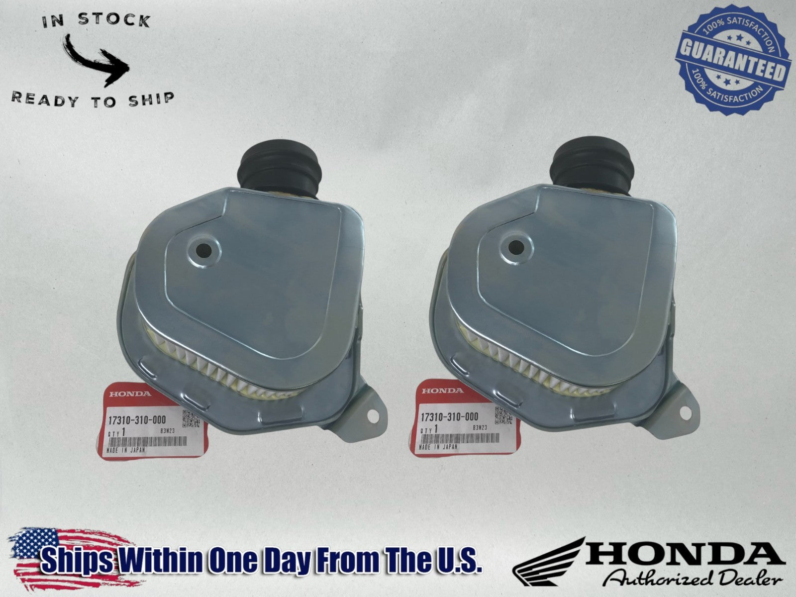 2-Honda Genuine OEM Authentic Air Filter Set CB350 CL350 SL350 17310-310-000