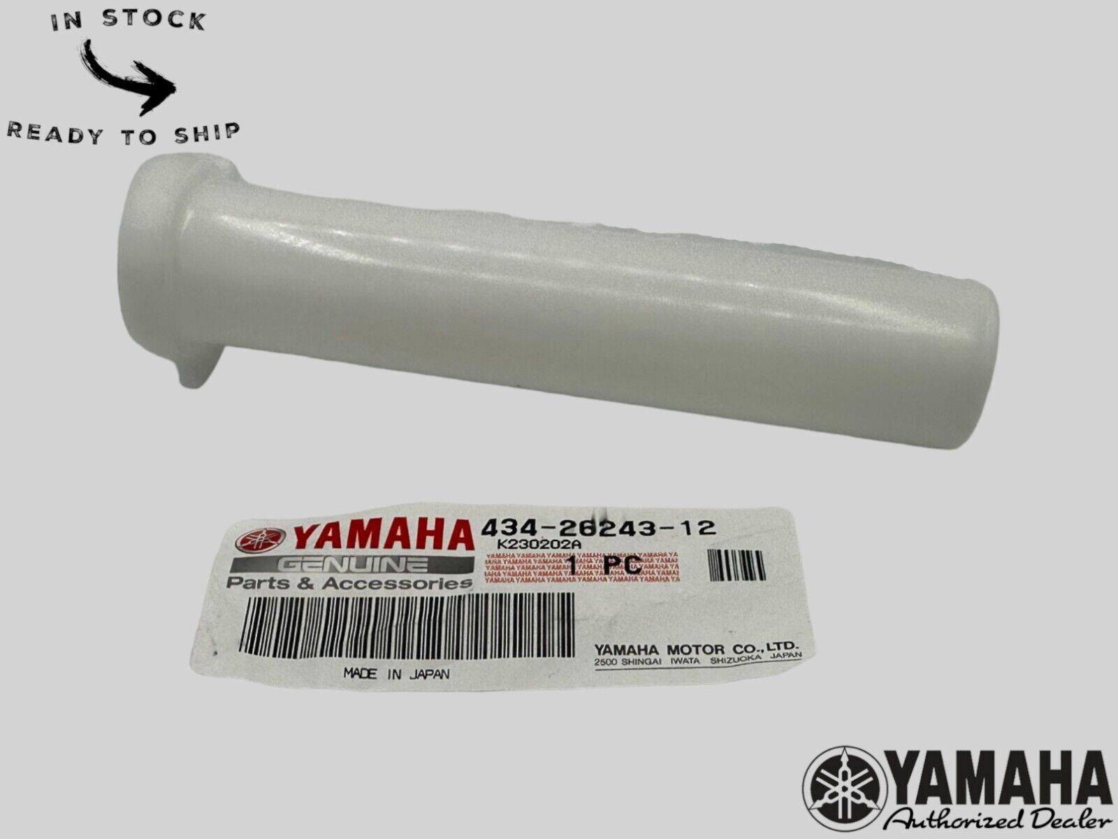 Yamaha Genuine OEM Authentic Throttle Guide Tube 434-26243-12-00