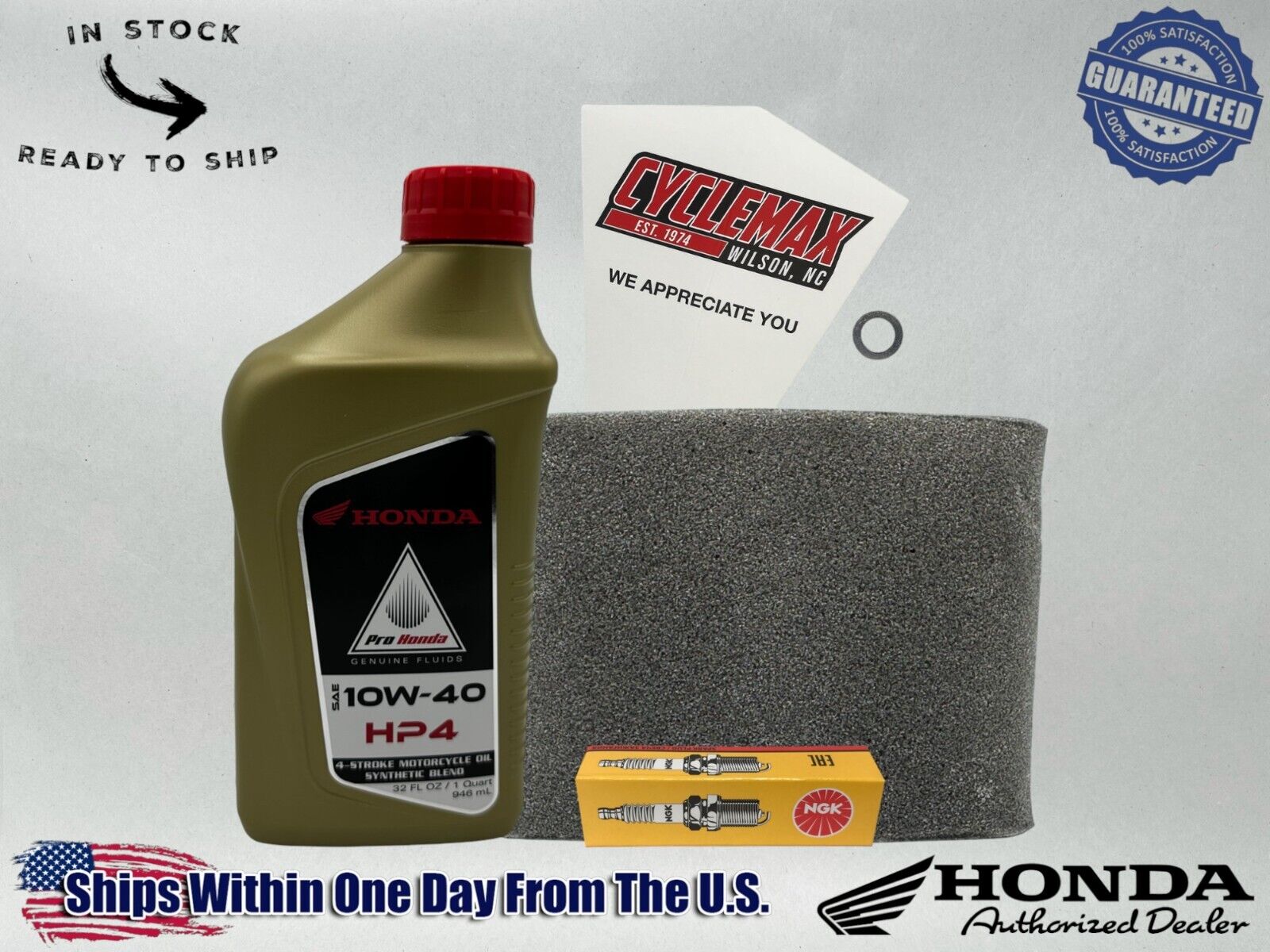 Cyclemax Semi-Synthetic HP4 Tune-Up Kit fits 1985-1987 Honda XR100R Honda