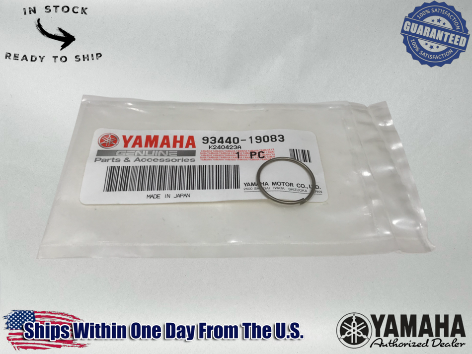 Yamaha Genuine OEM RADIATOR COOLANT ALUMINUM WATER PIPE CLIP 93440-19083-00