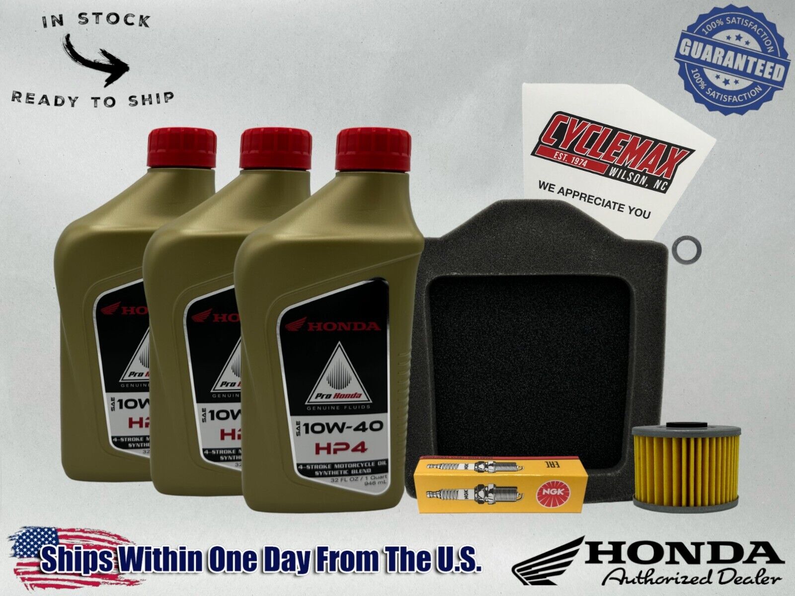 Cyclemax Semi-Synthetic HP4 Tune-Up Kit fits 1983-1987 Honda XL600R