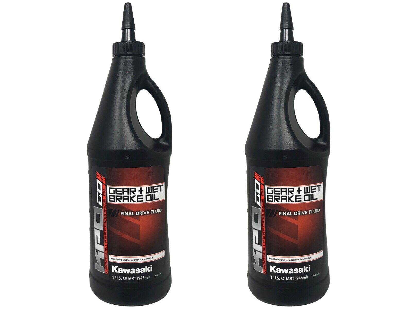 Kawasaki OEM KPO Gear + Wet Brake Oil Quart K6103G-101-01Q - 2 Pack