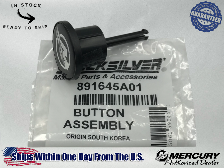 Mercury Genuine OEM MARINER BUTTON ASSEMBLY FITS 4000 GEN II CONTROL 891645A01