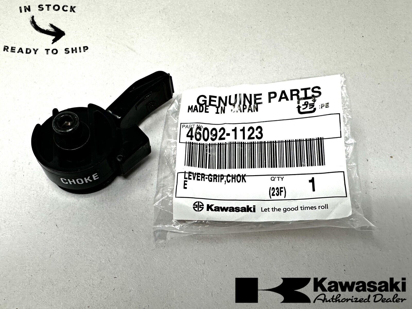 Kawasaki Genuine OEM Grip Lever 46092-1123