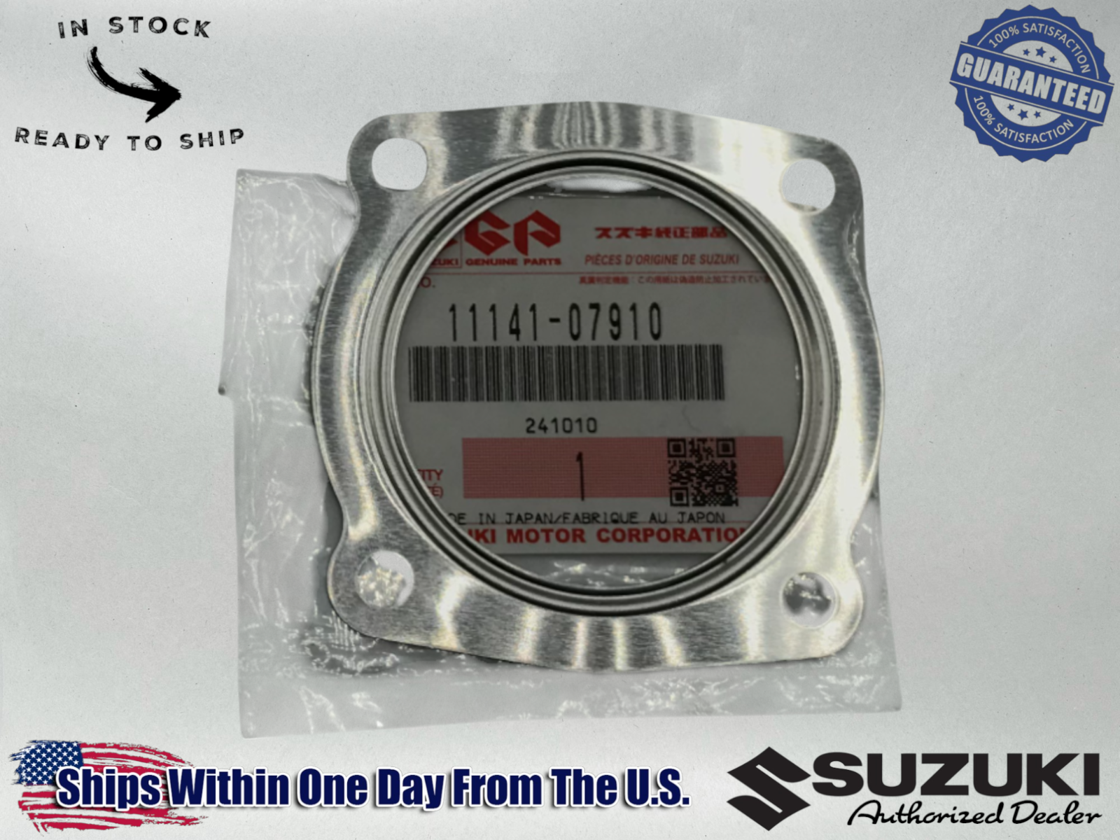 Suzuki Genuine OEM Authentic ENGINE CYLINDER HEAD GASKET 87-06 11141-07910