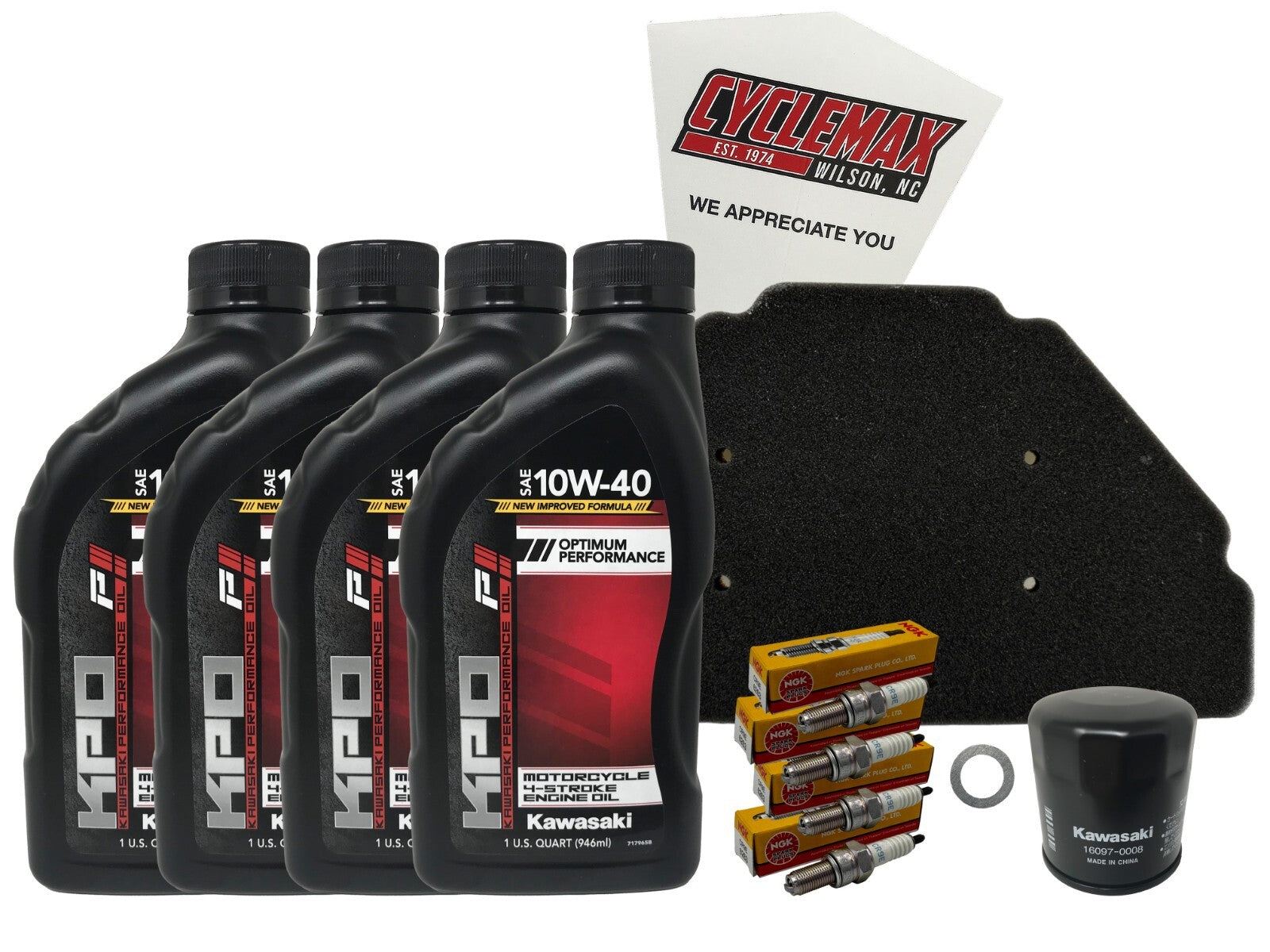 ぽっぷ Kawasaki KPO Standard Tune-Up Kit for 1995-1997 NINJA ZX-6R