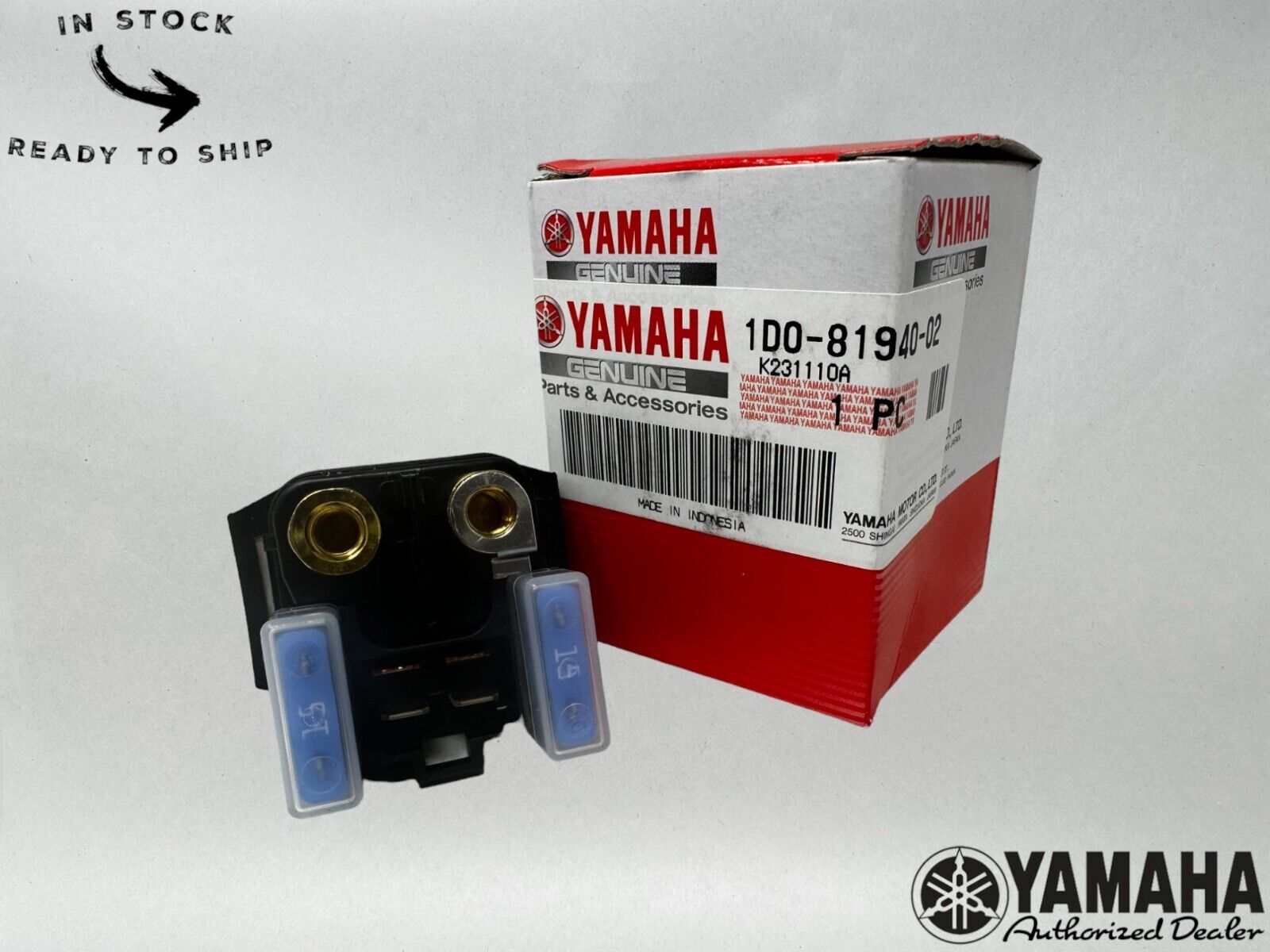 Yamaha Genuine OEM Starter Relay 1D0-81940-02-00