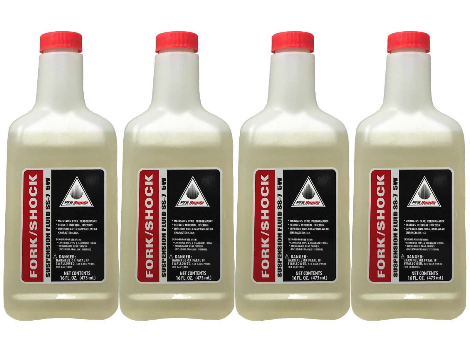 Honda Genuine OEM Fork/Shock Suspension Fluid 08208-0005 - 4 Pack