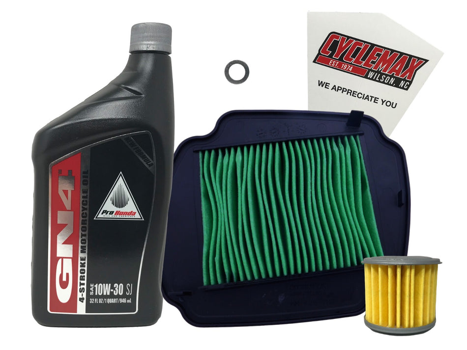 OEM 10W-30 Oil Change Kit fits 2021-2024 Honda Grom 125 with Air Filter