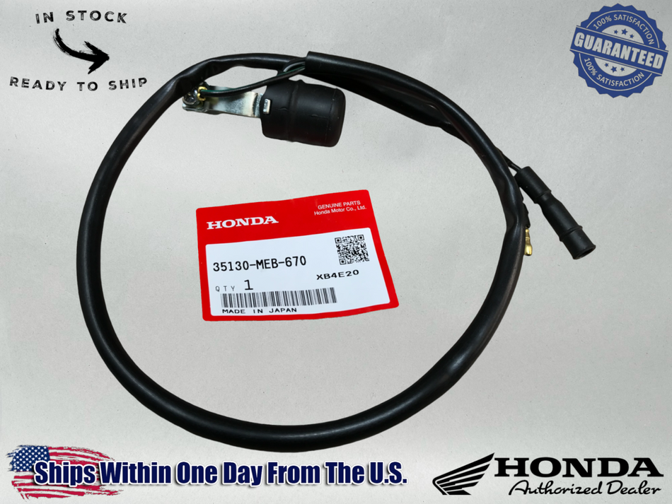 Honda OEM Stop Kill Switch Assembly 2002-2009 CRF250R CRF450R 35130-MEB-670