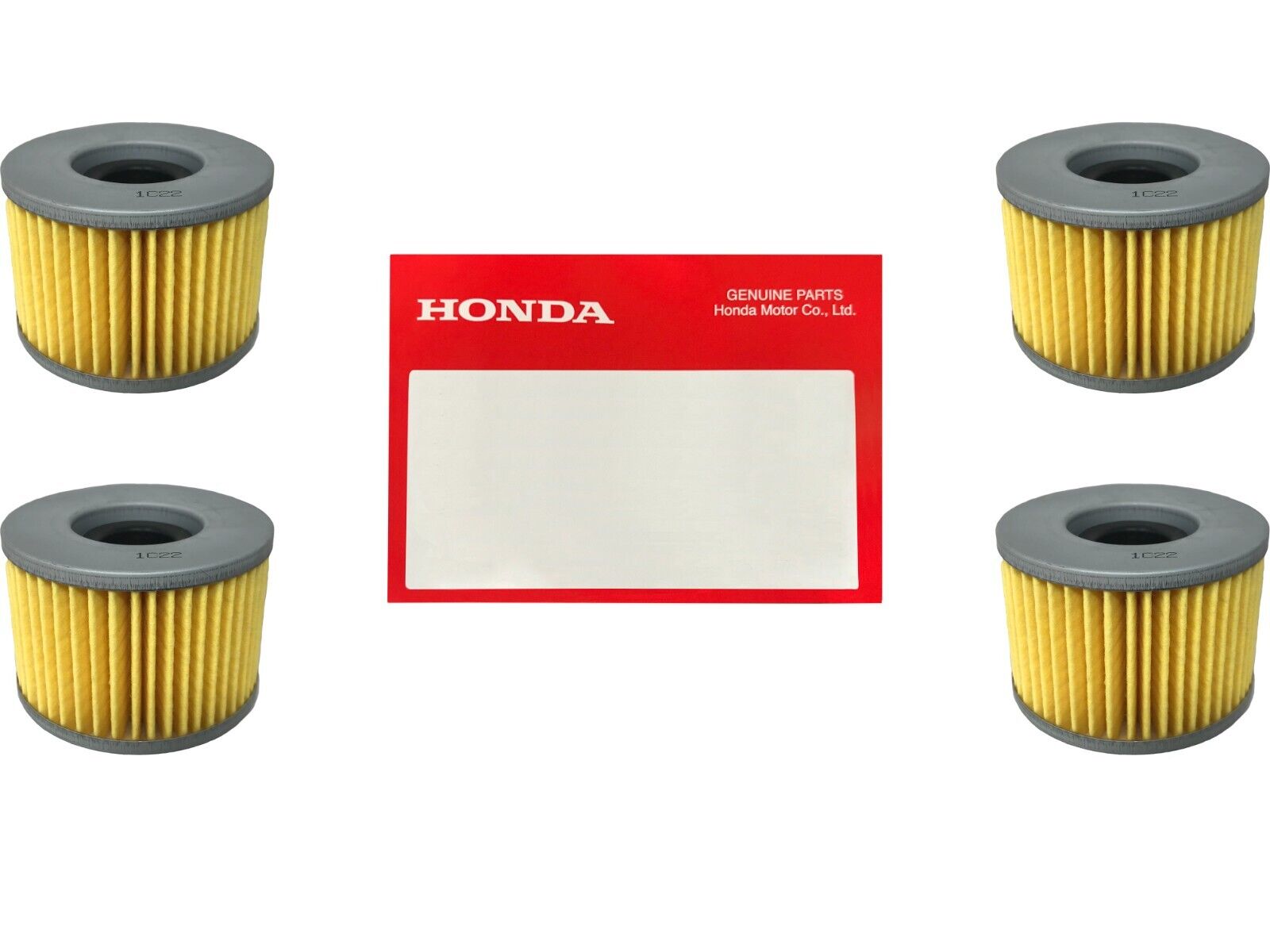 4 Pack OEM Honda Oil Filter 15412-KEA-003 Fits-2001-2018 TRX, Pioneer SXS