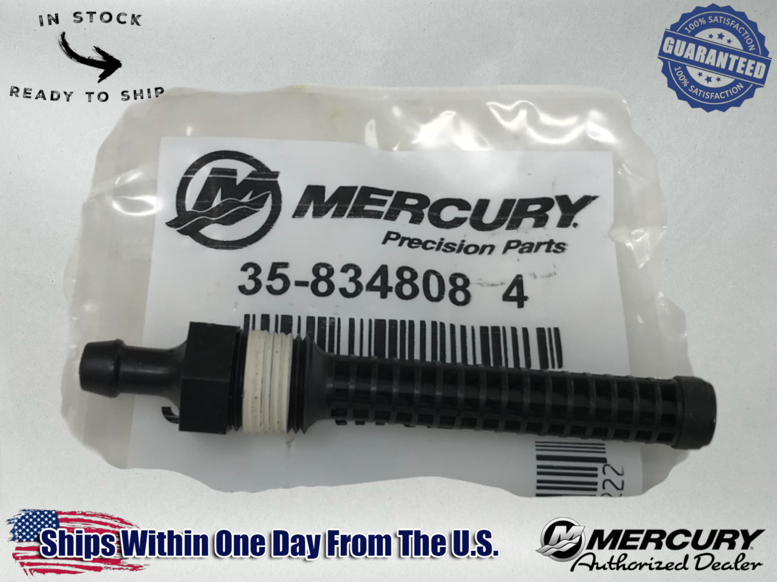 Mercury OEM Authentic MERCURY OUTBOARD STRAINER 35-8348084 SS FROM 35-826703