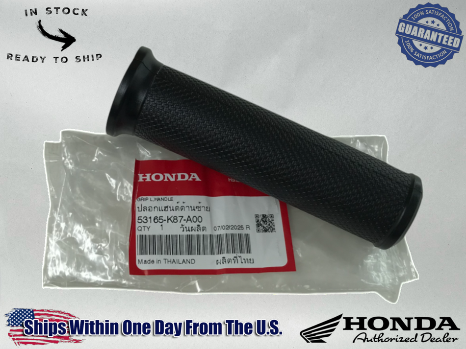 Honda Genuine OEM LT HANDLEBAR GRIP 2017-2024 REBEL 300 500 53165-K87-A00