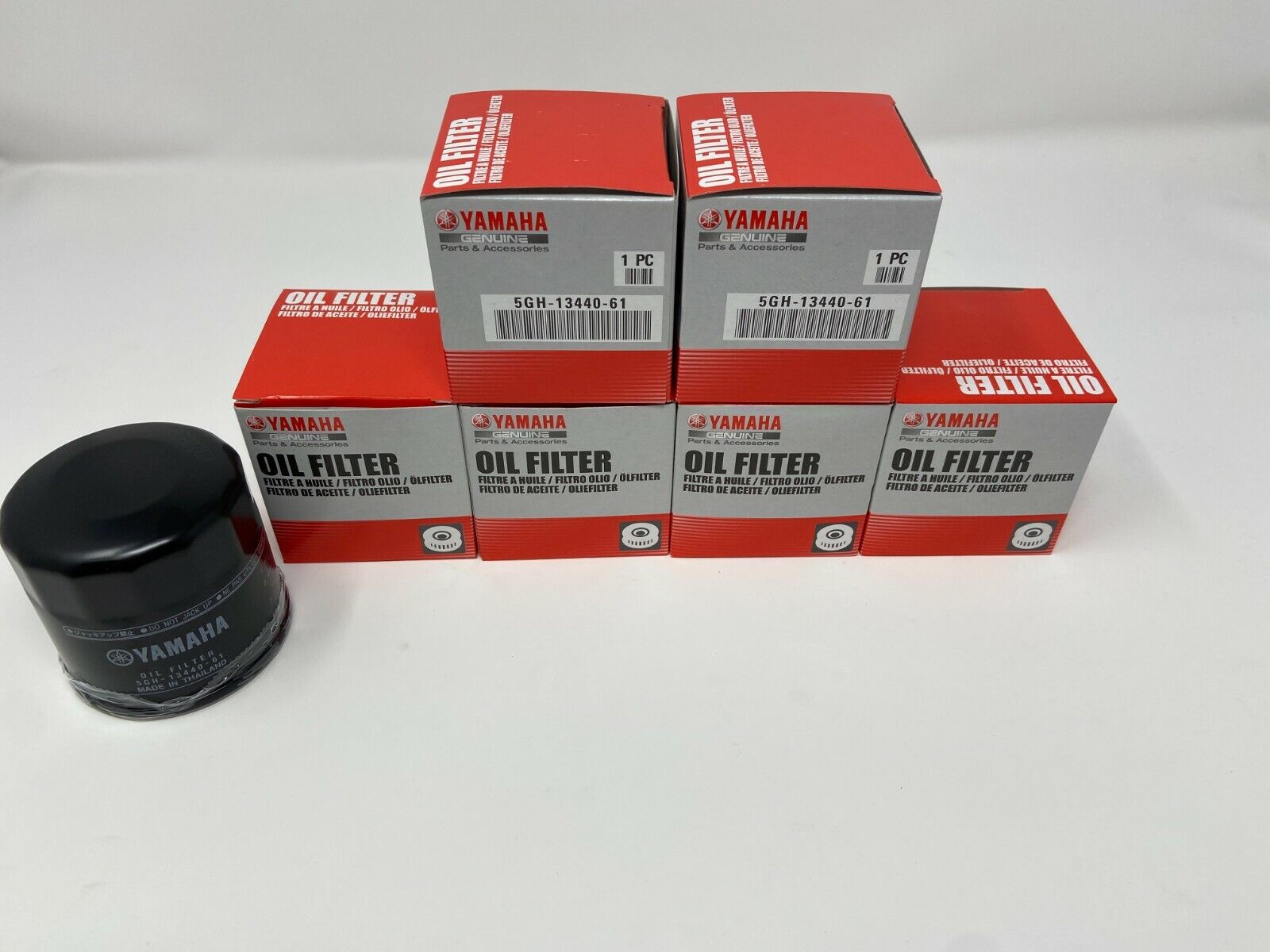 OEM Yamaha Oil Filter 5GH-13440-61 REPLACES 5GH-13440-60 6 PACK