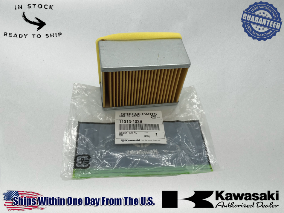 Kawasaki Genuine OEM Authentic Element Air Filter 11013-1039 1