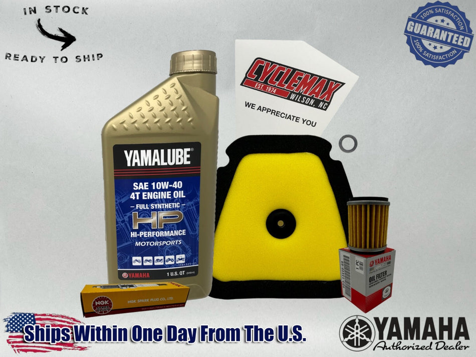 Full Synthetic Tune Up Kit fits 2019-2021 Yamaha YZ250F with Spark Plug