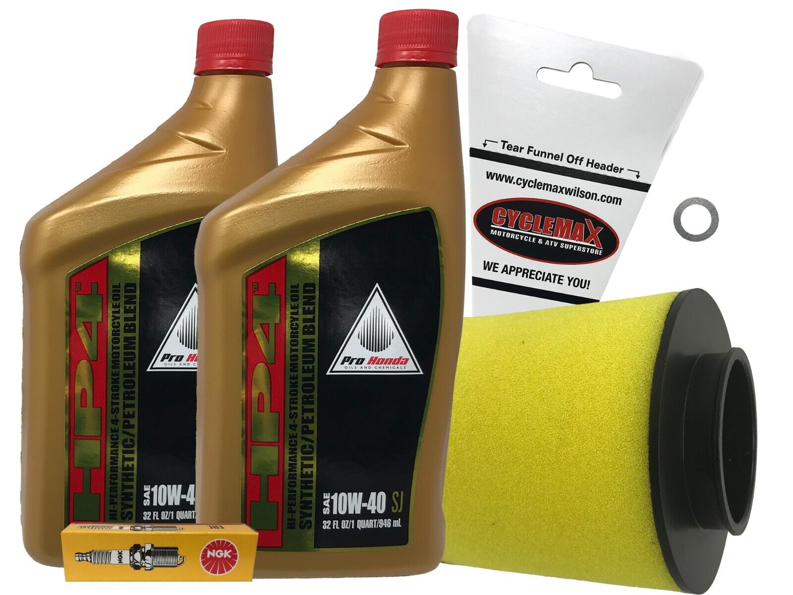 Cyclemax 2007-2014 OEM Honda TRX 250 Semi Synthetic Tune Up Kit