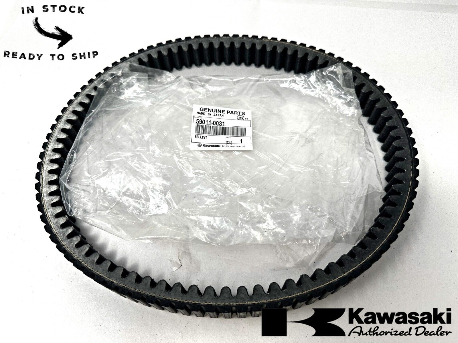 Kawasaki Genuine OEM CVT Drive Belt 59011-0031