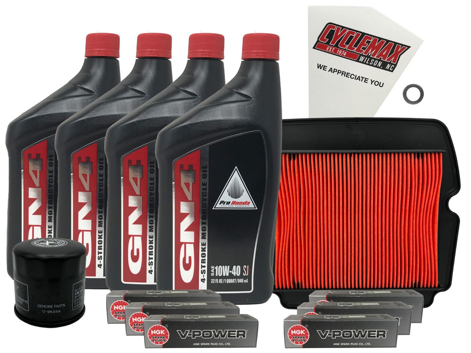 Honda GN4 Standard 10W-40 Tune-Up Kit for 2001-2014 GL1800 GOLD WING