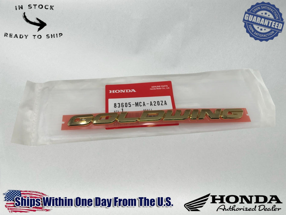 Honda OEM Side Cover Emblem Badge 2001-2013 GL1800 Goldwing 83605-MCA-A20ZA