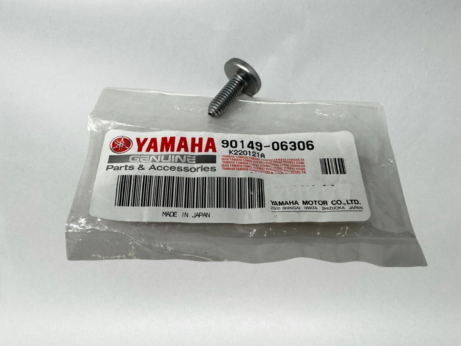 Yamaha Genuine OEM Screw (3JM) 90149-06306-00