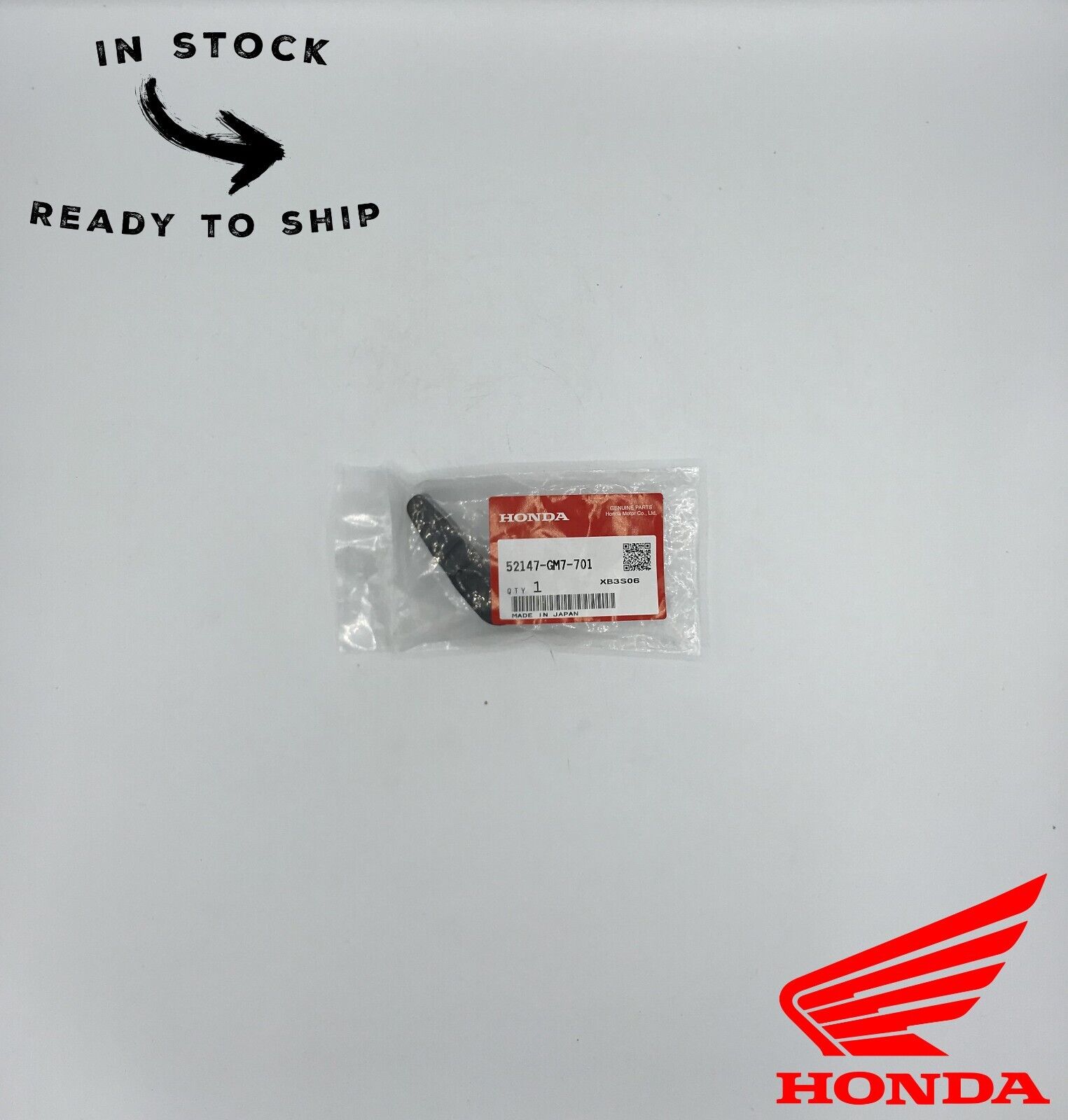 Genuine OEM Honda Swing Arm Chain Guide Slider 52147-GM7-701