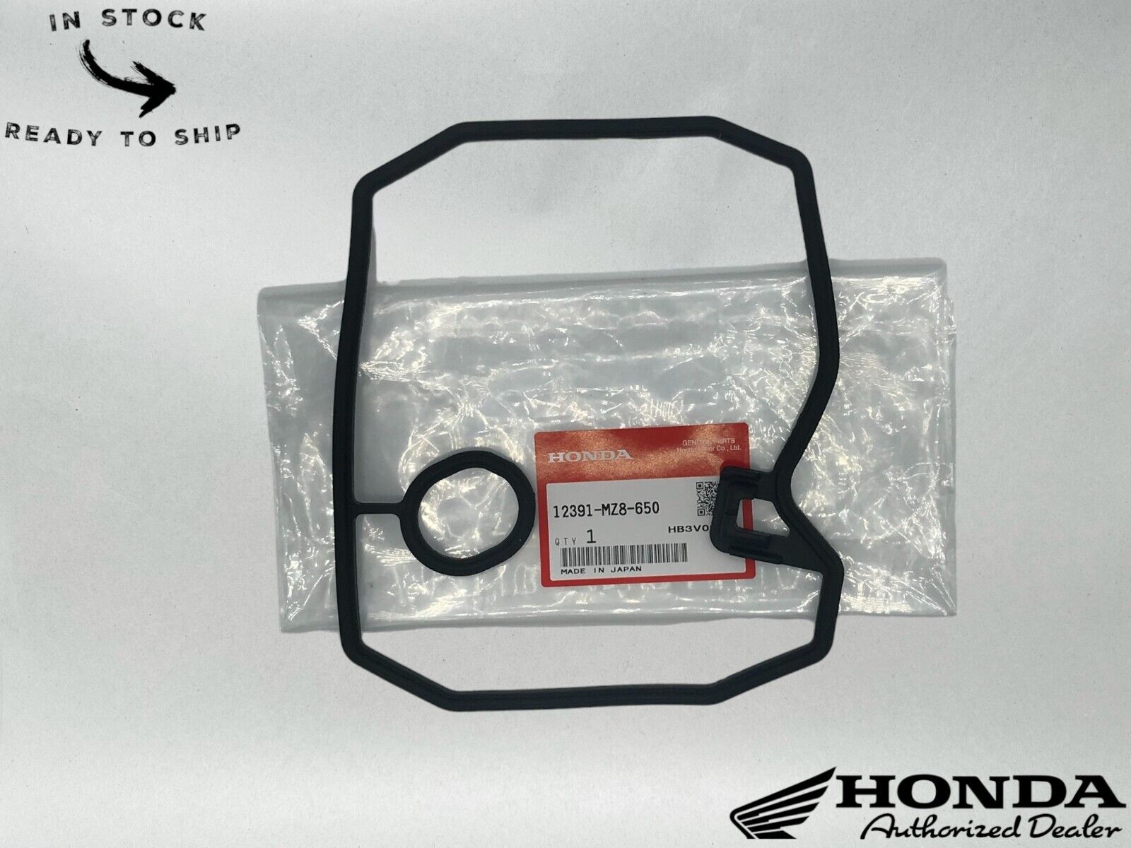 Honda Genuine OEM Valve Cover Head Gasket 12391-MZ8-650