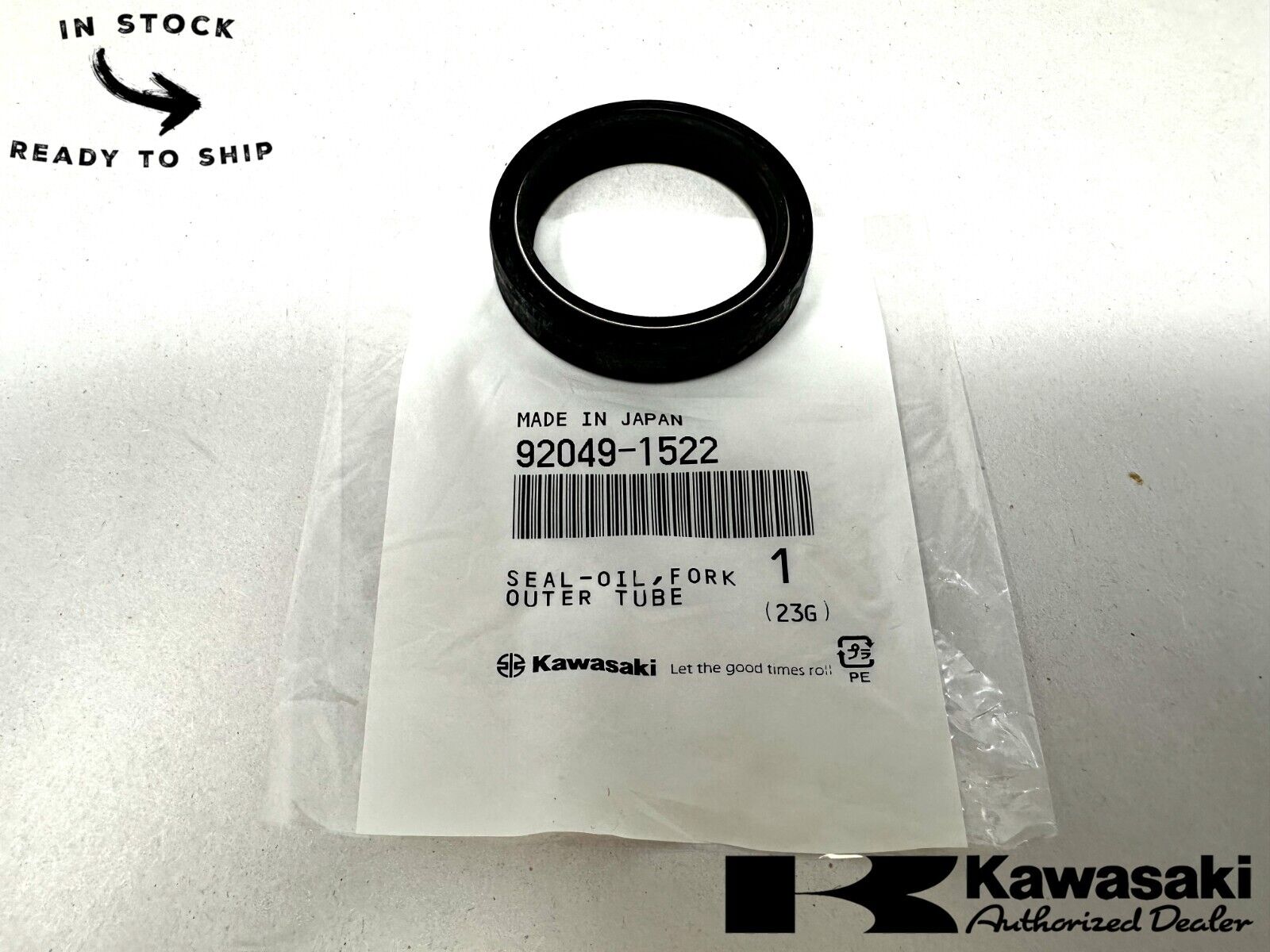 Kawasaki Genuine OEM Oil Seal 92049-1522