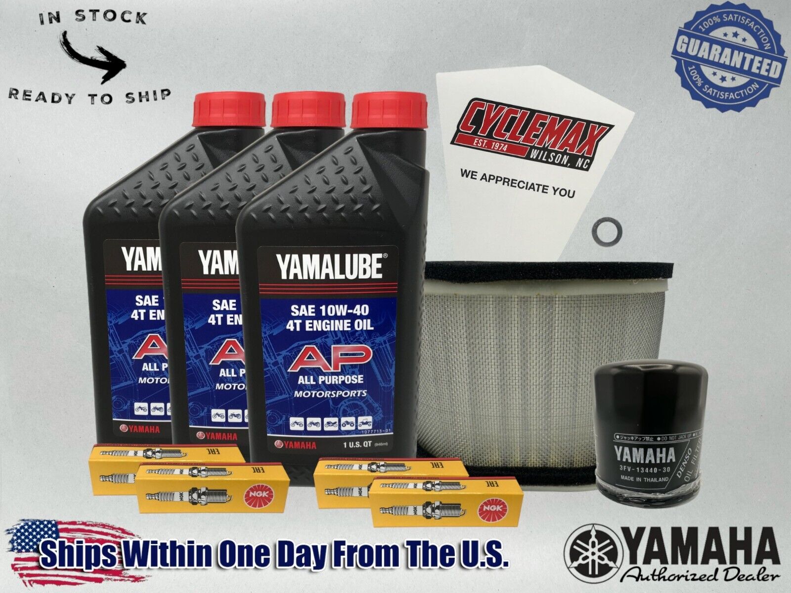 Cyclemax Standard Yamalube Tune-Up Kit fits 1995-1996 Yamaha YZF600