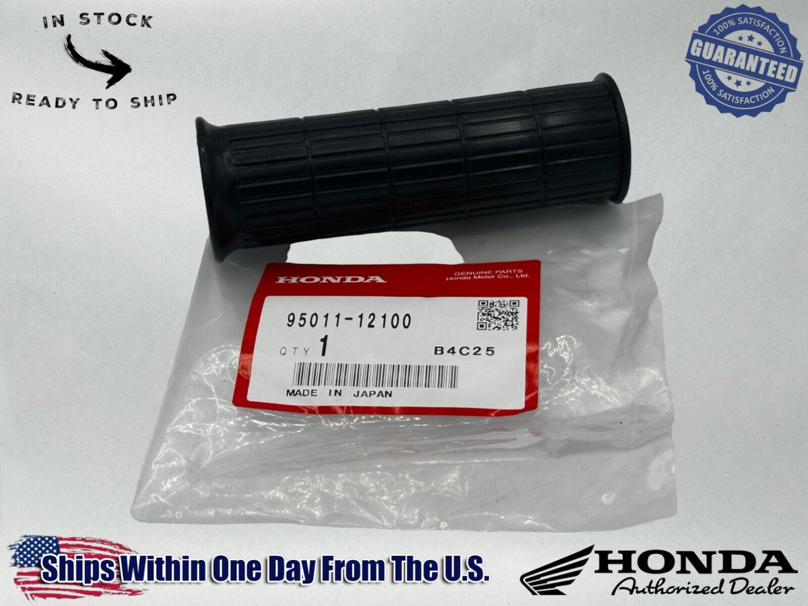 Honda Genuine OEM Authentic Handle Grip Right 95011-12100