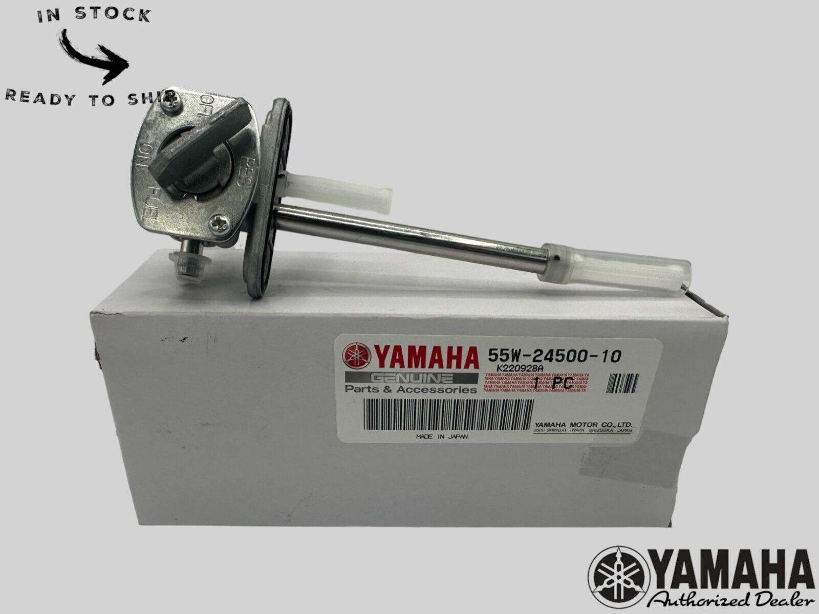 Yamaha Genuine OEM Authentic Fuel Cock Assembly 55W-24500-10-00