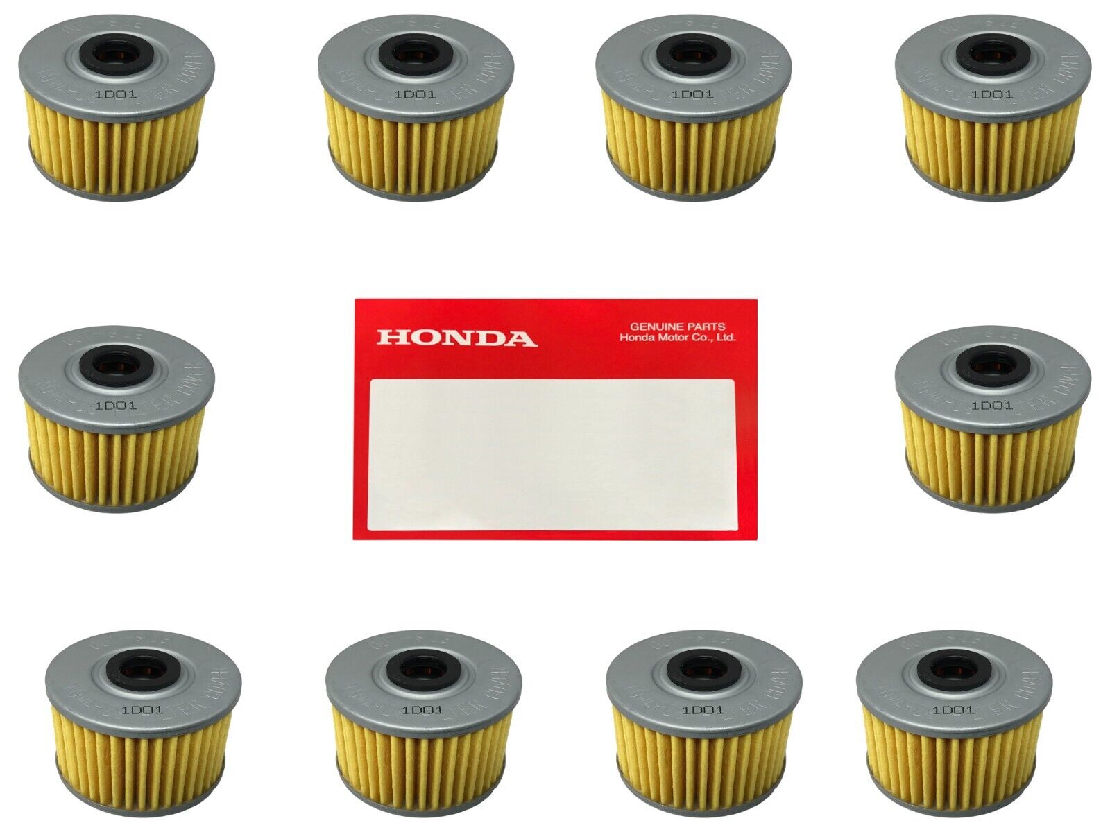 Honda Genuine OEM Oil Filter 15410-KF0-315 - 10 Pack