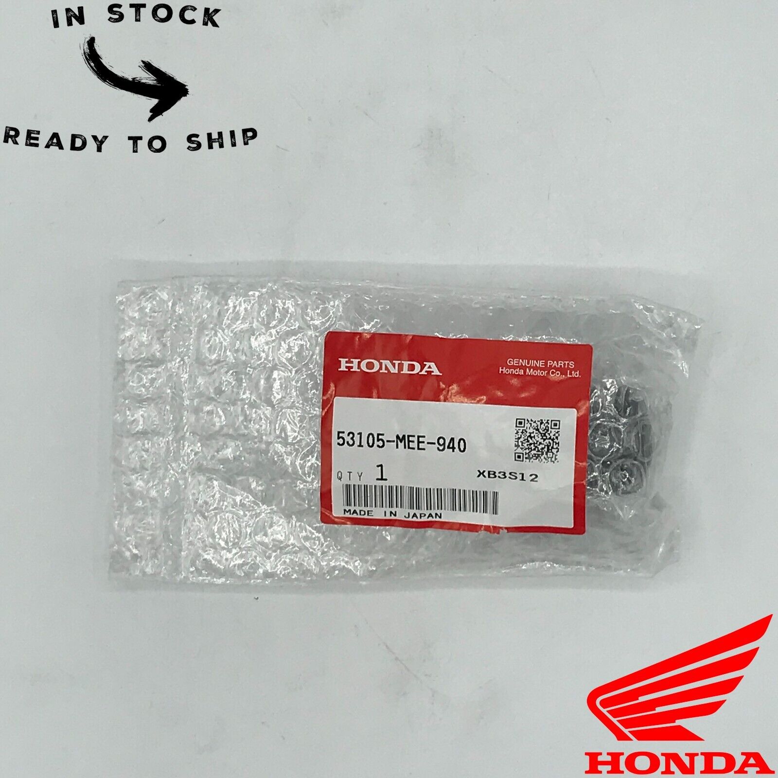 Genuine OEM Honda Handlebar Bar End Weight 53105-MEE-940