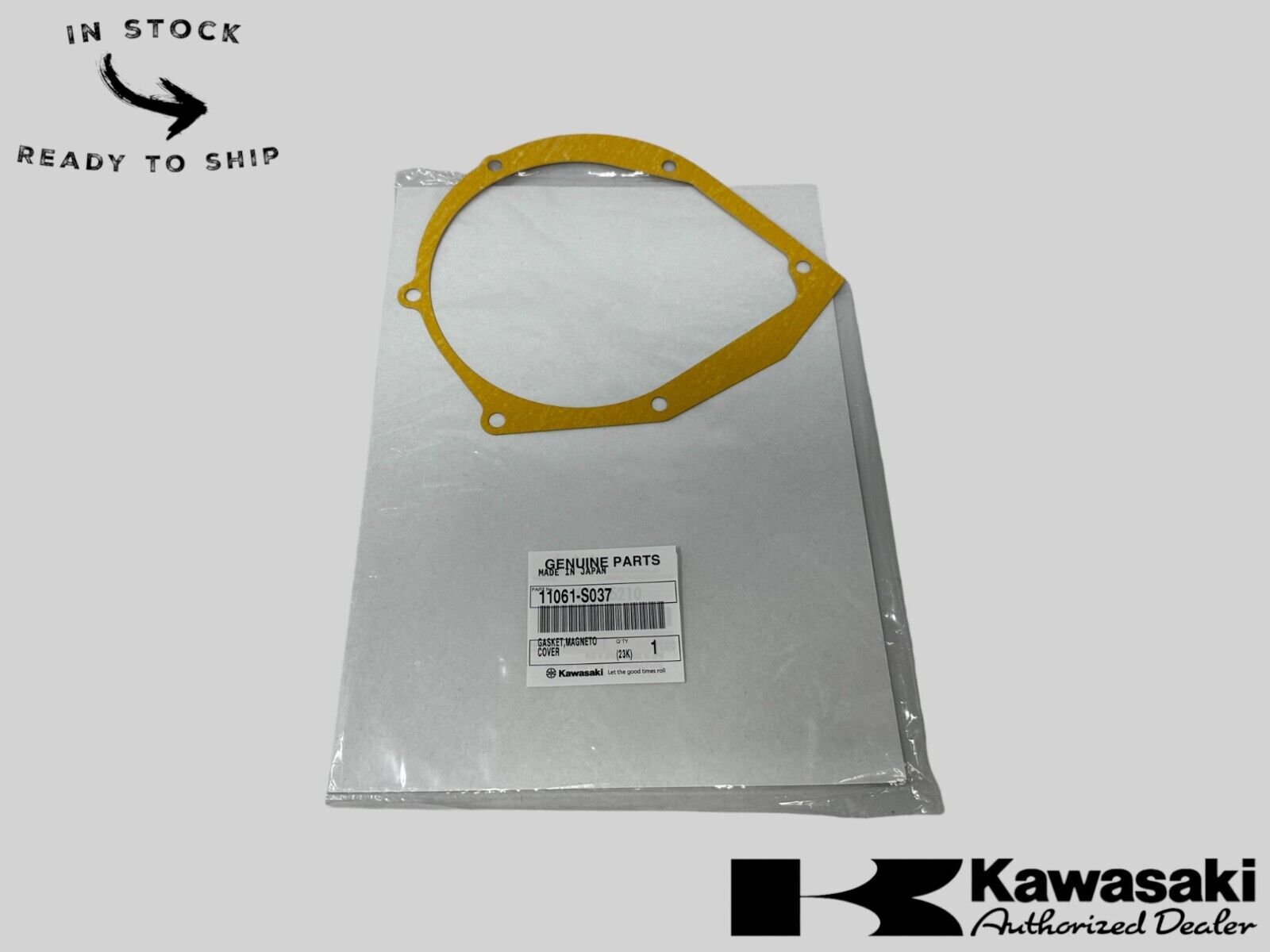 Kawasaki Genuine OEM Magneto Cover Gasket 11061-S037