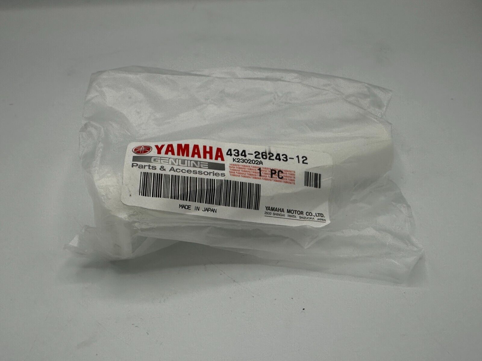 Yamaha Genuine OEM Authentic Throttle Guide Tube 434-26243-12-00