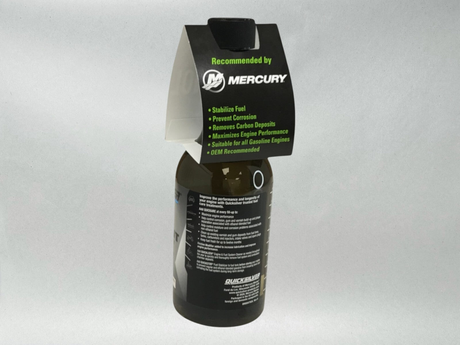 Mercury Genuine OEM Authentic Quickare Fuel Treatment 12 oz 92-8M0047920 3 Pack