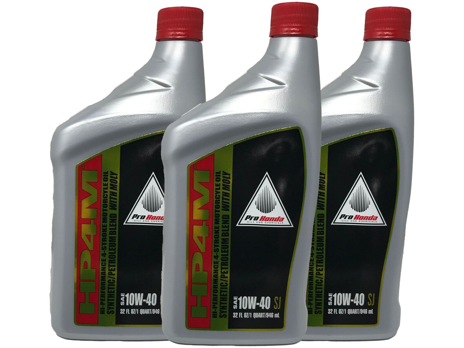 3 Quarts of Genuine 08C35-A141M02 HP4M Honda 4-Stroke Synthetic Blend 10W-40 Oil